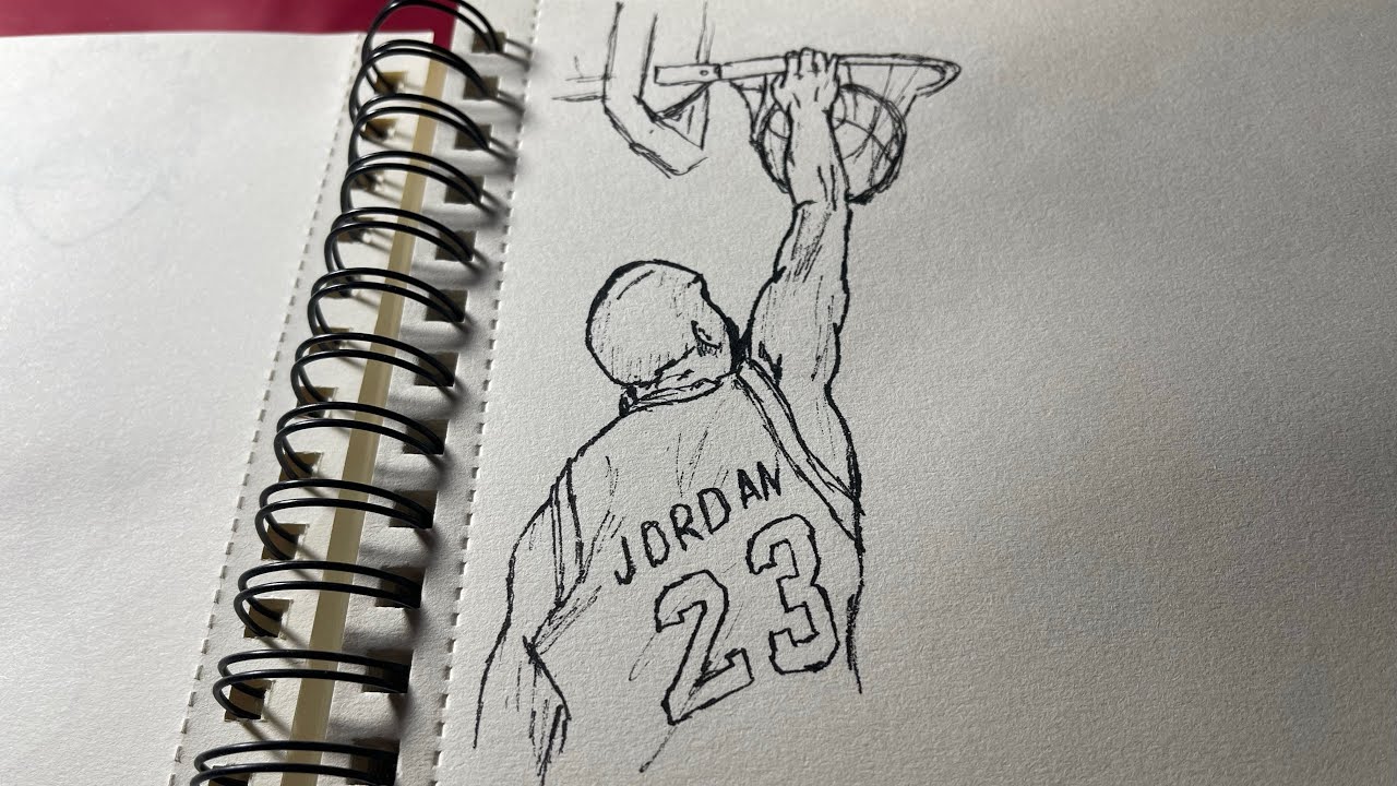 How to draw Jordan step by step - Drawing Guide - YouTube