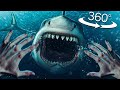 🦈SHARK ATTACK in 360° VR / 8K