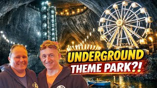 Travel vlog - This Underground Theme Park Is REAL! | Salina Turda Salt Mine 🇷🇴