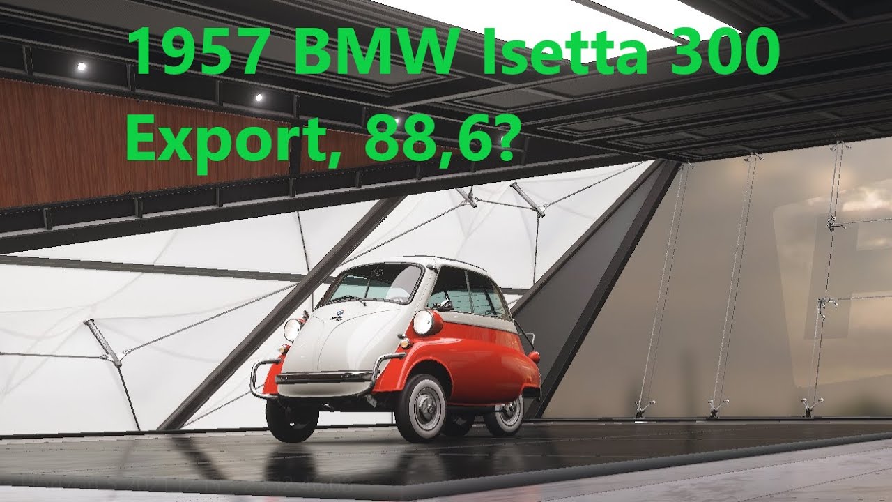 Forza Horizon 5. 1957 BMW Isetta 300 Export, 88,6 км/ч?