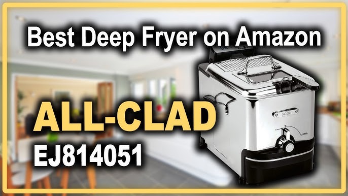 All-Clad Pro Stainless Steel Deep Fryer with Digital Timer and Adjustable  Temperature