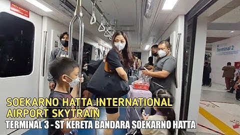 GRATIS _ NAIK SKYTRAIN / KALAYANG DARI TERMINAL 3 MENUJU ST KERETA BANDARA SOEKARNO HATTA