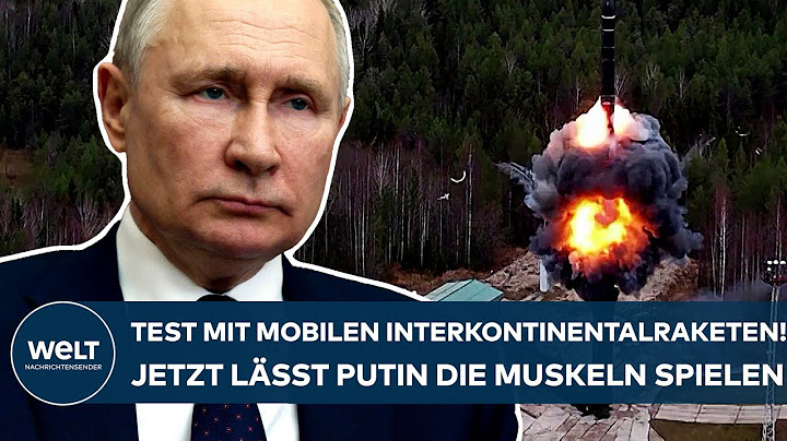 UKRAINE-KRIEG: Jetzt lässt Putin die Muskeln spielen! Manöver mit mobilen Interkontinentalraketen