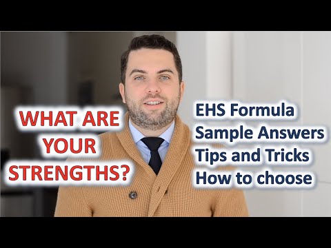 What Are Your Strengths Interview Answer (SAMPLE ANSWERS for this question)