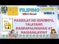 Pagsulat ng Kwento at Talata