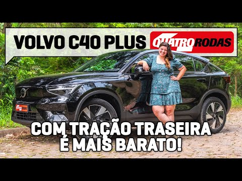 VOLVO C40 PLUS é SUV cupê R$ 60.000 mais barato com tração traseira e diversão