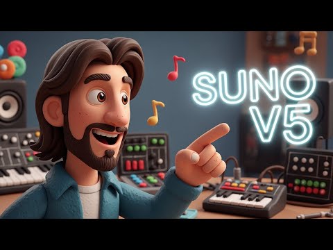 ساخت موزیک با هوش مصنوعی Suno V5 آموزش کامل