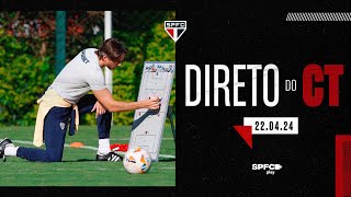 Thumbnail for DIRETO DO CT + APRESENTAÇÃO LUIS ZUBELDÍA: 22/04/2024 | SPFC PLAY