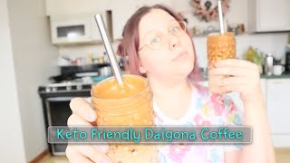 Keto Dalgona Coffee (Dairy Free)