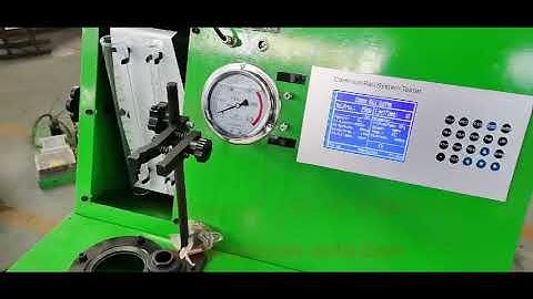 EPS100S common rail injector test bench