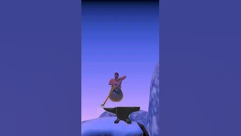 GETTING Over It.Anvil Jump . Tutorial.