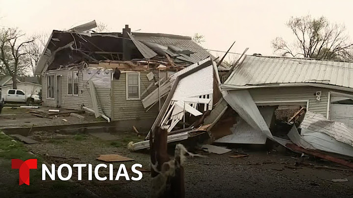 Las tormentas azotan con lluvias, tornados y nevadas a varios estados | Noticias Telemundo