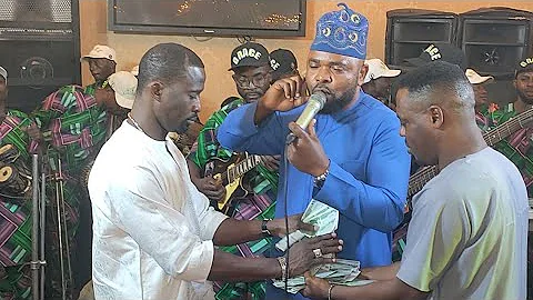 LIVE AT LIZZY ANJORIN CHIEFTAINCY CEREMONY AS SULE ALAO MALAIKA RAIN MONEY ON ERE ASALATUL