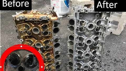 How to SAFELY clean aluminum cylinder heads!!!