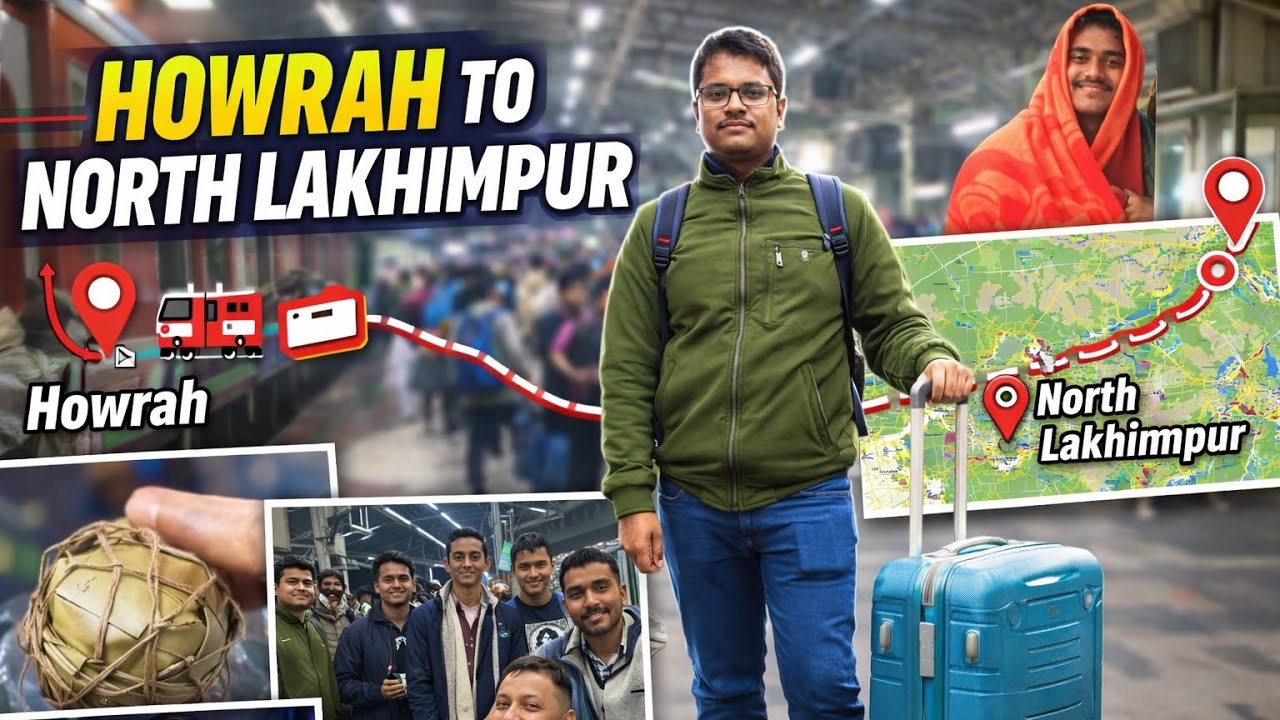 The Last Video Of Orisha Trip , Howrah to North Lakhimpur 