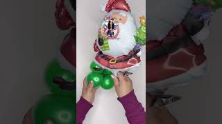 Arreglo navideño 🎅con dulces 🍬 CHristmas DECORATIONS #christmas #balloons #navidad #manualidades