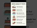 Bricks Quality Tests |  Basic Knowledge for Civil Engineering | #Shorts #Building