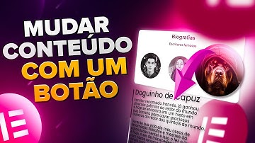 Como mudar conteúdo ou imagem ao clicar no botao