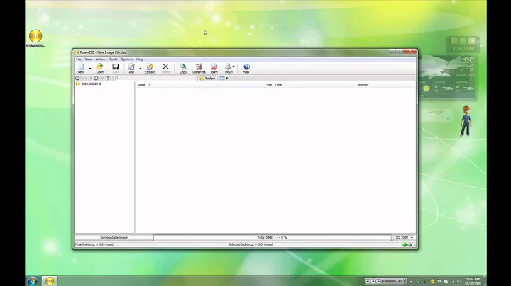 how to create and mount an iso file