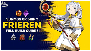 FRIEREN FULL BUILD-GUIDE ! SUMMON OR SKIP ? SOLO LEVELING ARISE !