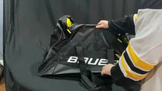 Bauer Hockey Elite Wheeled Hockey Bag, Black