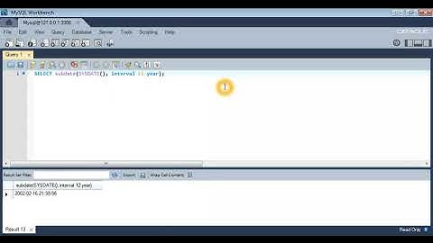 MySQL SUBDATE SUBTRACT DATE FUNCTION