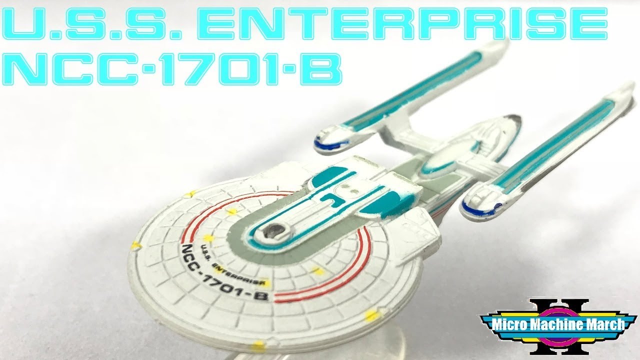 STAR TREK Micro Machines USS ENTERPRISE NCC 1701-B 