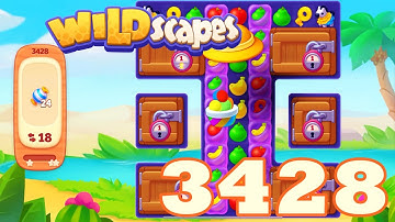 Wildscapes Level 3428 HD Walkthrough | 3 match game | gameplay | android | ios | GameGo Game