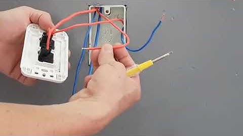 Cách đấu 2 công tắc 2 bóng đèn điện âm tường