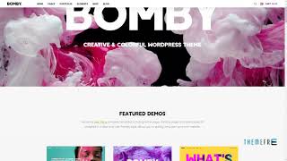 Bomby - Creative Multi-Purpose WordPress Theme      Boyd Bira