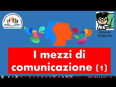 Video: Cosa Sono I Mezzi Di Comunicazione