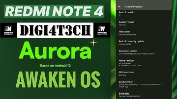 |Awaken OS 2.4| |Android 12| |Redmi Note 4| |Mido| |Full Review| By |DIGI4T3CH|