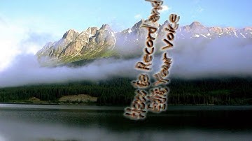 007 Pinnacle 15 How to Record and Edit Voice  vcoflw tutorials