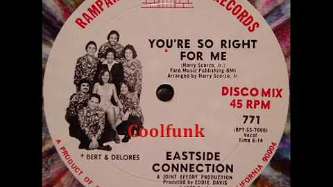 Eastside Connection - You're So Right For Me (12" Disco 1977)