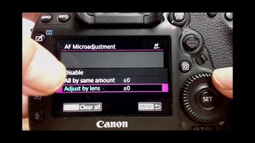 Canon 5DMk4 AF Testing & Setup.