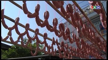 Vị ngon ngày Tết: Đậm đà lạp xưởng tươi Cần Đước | LONG AN TV