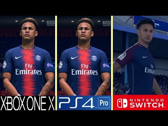 Promesa Azul Superior FIFA 19 | Xbox One X VS PS4 Pro VS Nintendo Switch | Graphics Comparison -  YouTube