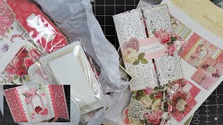 Anna Griffin "With Love" Shutter Card Making Kit Unboxing, Review & Tutorial! Such a Pretty Kit!