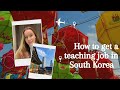 How to get an English teaching job in South Korea