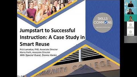 Jumpstart to Successful Instruction. A Case Study in Smart Reuse.