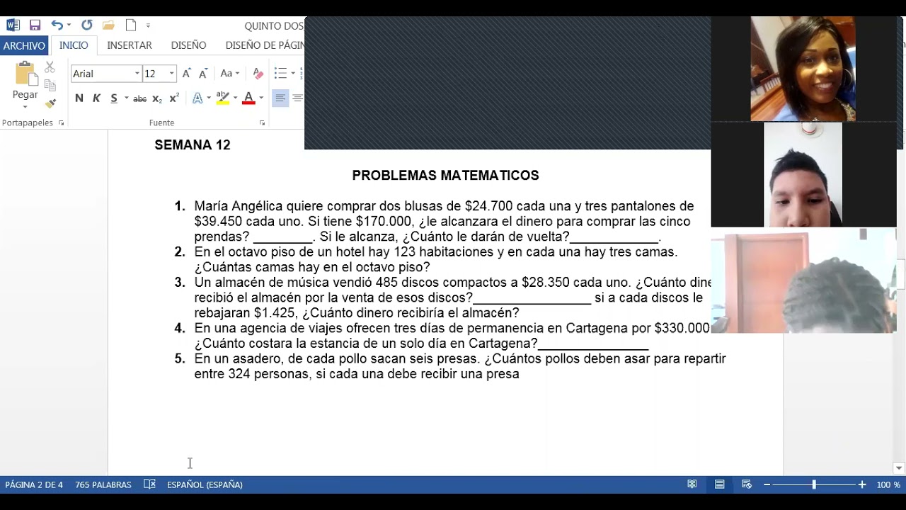 13/05/2021 quinto dos matemáticas: actividad del libro semana 13