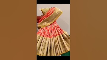 Quick & Easy Varalakshmi Saree Draping 🙏