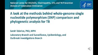 SNP Comparison and phylogenetic analysis for TB