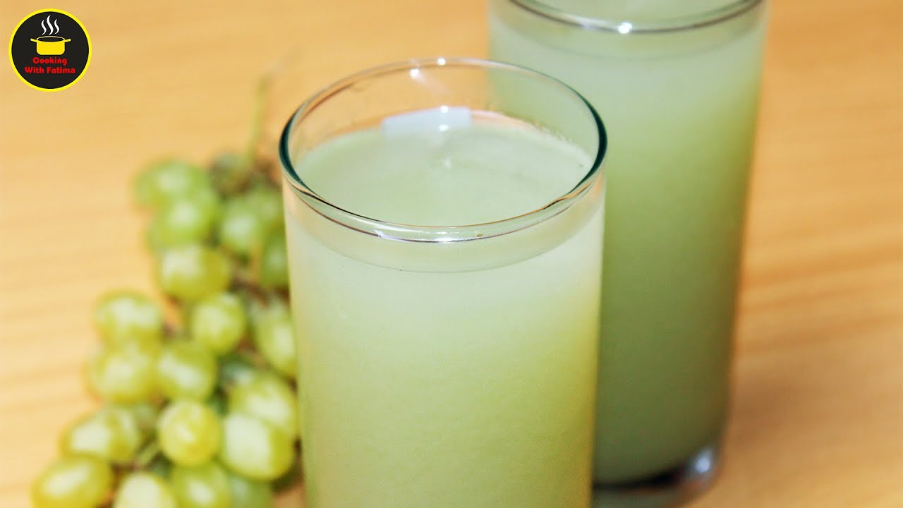Green Grapes Juice Recipe by Cooking with Fatima YouTube