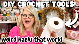 21 RIDICULOUSLY SIMPLE DIY CROCHET TOOLS You Can MAKE at HOME