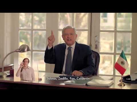 SPOT AMLO: No mas pensiones a Ex-Presidentes!