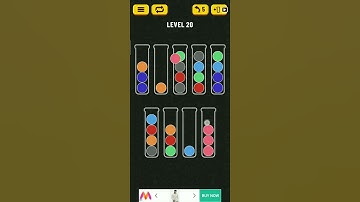Ball Sort Puzzle Level 20 || Ball Sort Puzzle || Level 20
