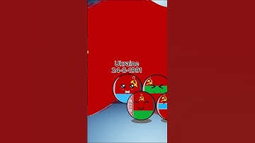 Soviet Union collapsed 1991  #countryballs #ussr #russia #ukraine #1991 #kazakhstan