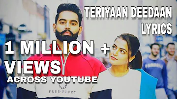 Teriyaan Deedaan lyrics song | Dil Diyan Gallan | Prabh Gill | Parmish Verma |