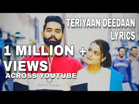 Teriyaan Deedaan lyrics song | Dil Diyan Gallan | Prabh Gill | Parmish Verma |